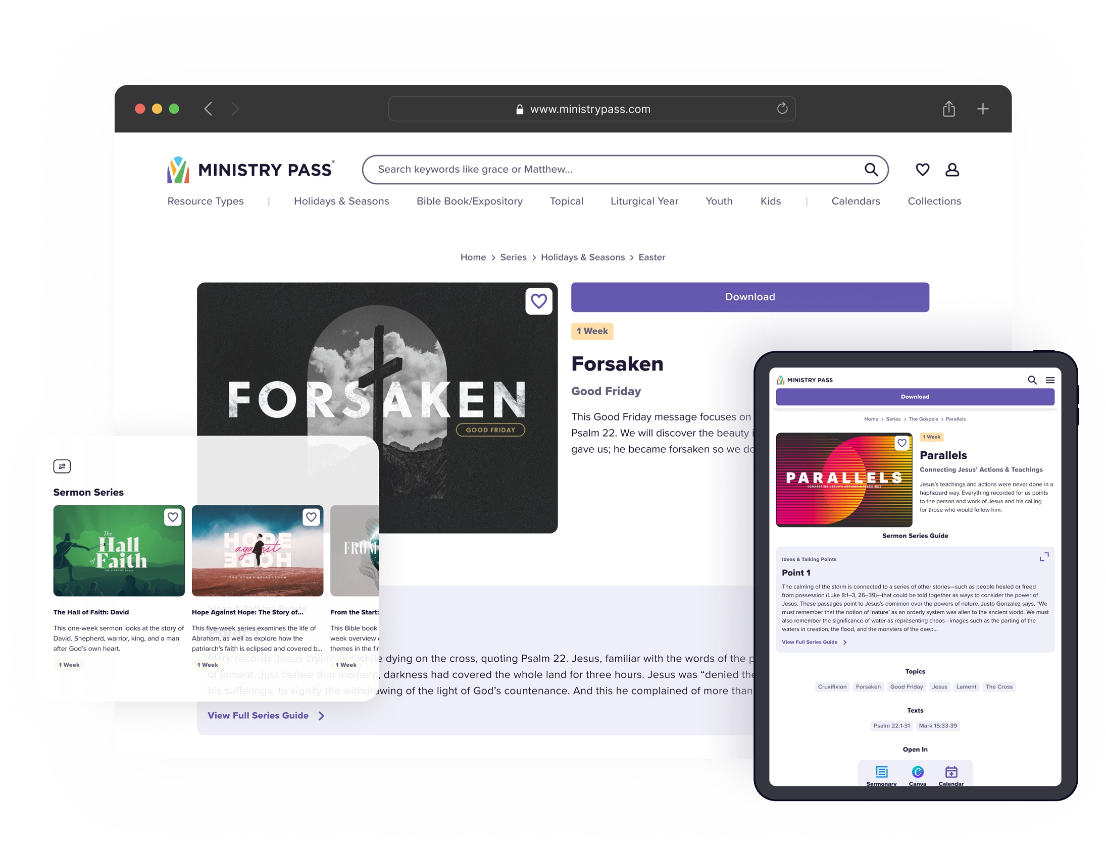 sermon series mockup