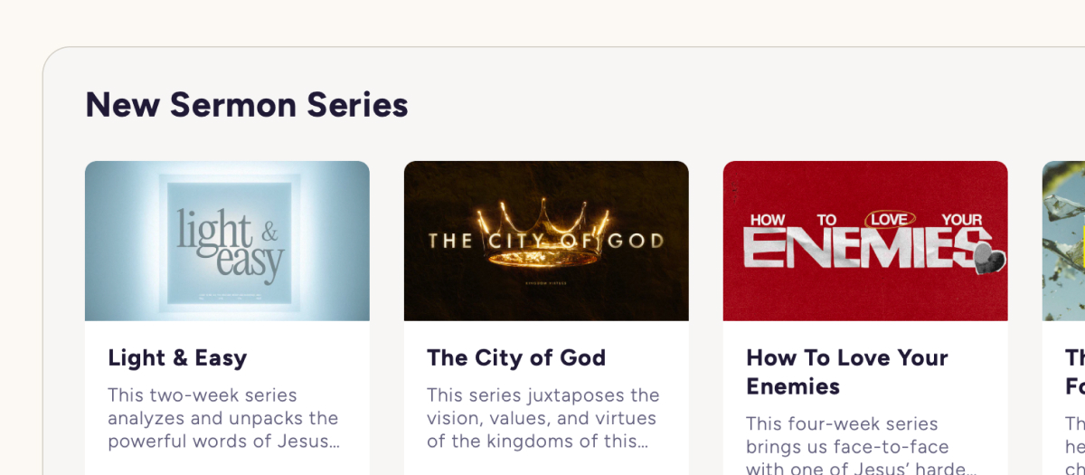 New Series added to Ministry Pass